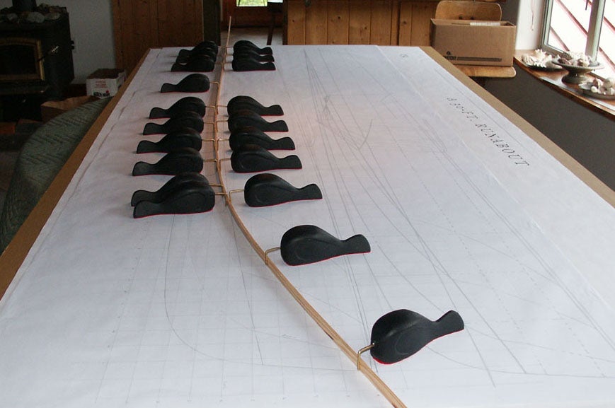 Folding Kayak Builders Manual - New Designs Attachment browser: Lofting Ducks in Use.jpg by DT56 - RC ...